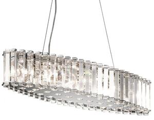 KL/CRSTSKYE/ISLE Crystal Skye 8 Light Island Chandelier Light In Polished Chrome