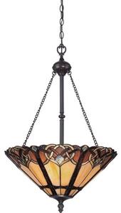 QZ/CAMBRIDGE/P Cambridge 3 Light Ceiling Pendant Light In Vintage Bronze