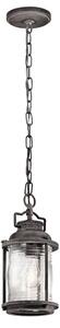 KL-ASHLANDBAY8-S Ashland Bay 1 Light Chain Lantern Ceiling Light In Weathered Zinc