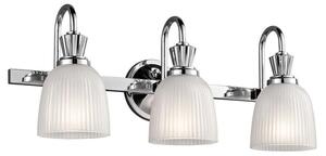 KL/CORA3 BATH Cora 3 Light Bathroom Wall Light In Polished Chrome