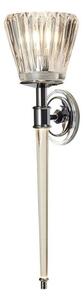 Elstead BATH/AGATHA PC Agatha 2 Light Bathroom Wall Light In Polished Chrome