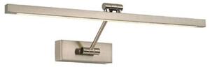 W086 LED Square Picture Light In Satin Nickel Finish - Width: 540mm