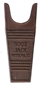 Homescapes Brown Cast Iron Boot Jack and Scraper