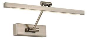 W085 LED Square Picture Light In Satin Nickel Finish - Width: 380mm