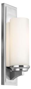 FE/AMALIA1/LBATH Amalia 1 Light Large Bathroom Wall Light In Polished Chrome - Height: 406mm