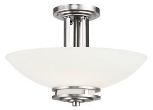 KL/HENDRIK/SF Hendrik 2 Light Semi Flush Ceiling Light In Polished Chrome