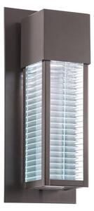 KL/SOREL2/M LED Sorel 1 Light Outdoor LED Wall Light In Architectural Bronze