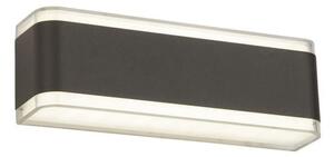 Searchlight 3671GY LED Outdoor Wall Light In Grey With Polycarbonate Shade