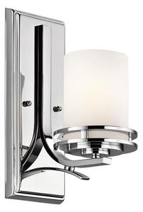 KL/HENDRIK1 BATH Hendrik 1 Light Bathroom Wall Light In Polished Chrome
