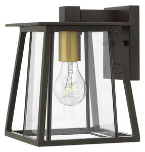 HK-WALKER2-S Walker 2 Light Small Wall Lantern In Buckeye Bronze - Height: 241mm
