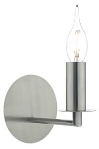 Dar TYL0738 Tyler 1 Light Wall Light In Satin Chrome
