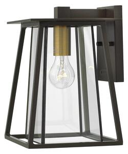 HK-WALKER2-M Walker 2 Light Medium Wall Lantern In Buckeye Bronze - Height: 312mm