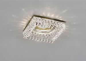Diyas IL30834CH Square Crystal Downlight Frame In Polished Chrome
