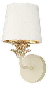 David Hunt Lighting CAB0712 Cabana One Light Wall Light In Cream And Gold - Fitting Only