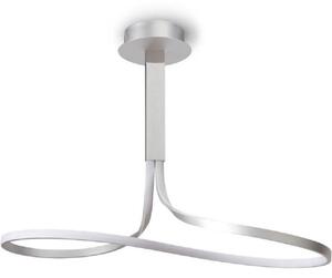 Mantra M4987 Nur LED Ceiling Light In Silver And Chrome - Dia: 860mm