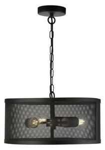Searchlight 12483-3BK Fishnet 3 Light Ceiling Pendant Light In Matt Black