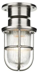 David Hunt Lighting COA0138 Coast One Light Semi Flush Ceiling Light In Nickel