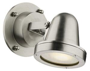 David Hunt Lighting COV0738 Cove One Light Outdoor Wall Light In Nickel