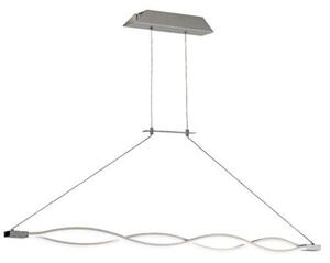 Mantra M5815 Sahara XL LED Dimmable Ceiling Pendant In Silver And Chrome