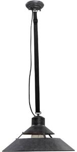 Mantra M5440 Industrial 1 Light Large Pendant In Oxide Metal - Dia: 450mm