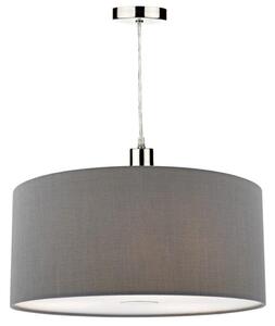 Dar RON6539 Ronda Easy Fit Pendant In Grey - Dia: 400mm