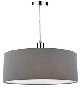 Dar RON8639 Ronda Easy Fit Pendant In Grey - Dia: 600mm