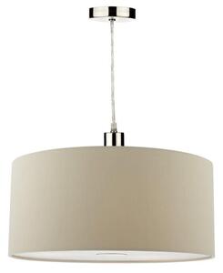Dar RON6529 Ronda Easy Fit Pendant In Taupe - Dia: 400mm