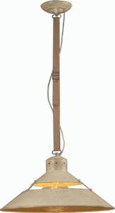 Mantra M5430 Industrial 1 Light Large Pendant In Sand Metal - Dia: 450mm