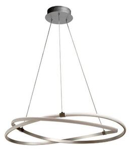 Mantra M5380 Infinity LED Ceiling Pendant Light In Silver And Chrome - Dia: 510mm
