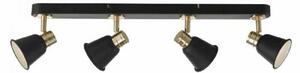 Dar FRY8454 Fry 4 Light Bar Spotlight In Black And Gold