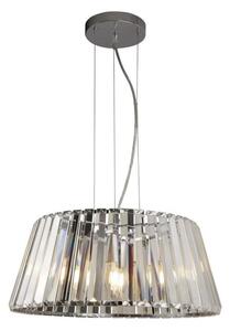 Searchlight 2895-5CC Tiara Ceiling Pendant Light In Chrome And Crystal