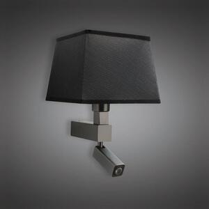 Mantra M5233/5240 Bahia 2 Light Wall Light In Bronze With Black Square Shade