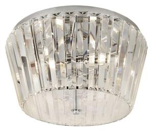 Searchlight 2893-3CC Tiara Flush Ceiling Light In Chrome And Crystal