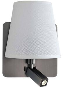 Mantra M5230 Bahia 2 Light Wall Light In Bronze With White Shade