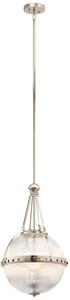 KL-ASTER-P-PN Aster 3 Light Pendant Light In Polished Nickel
