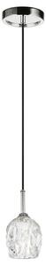 FE/RUBIN/MP Rubin 1 Light Mini Pendant Light In Polished Nickel