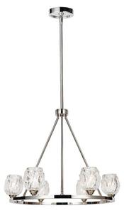 FE/RUBIN6 Rubin 6 Light Ceiling Chandelier In Polished Nickel