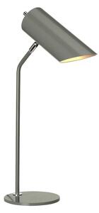 Elstead QUINTO/TLGPN Quinto 1 Light Table Lamp In Grey And Nickel