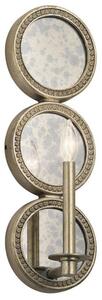 KL/ROSALIE1 Rosalie 1 Light Wall Light In Sterling Gold