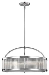 FE-PAULSON-6P Paulson 6 Light Pendant Light In Polished Chrome