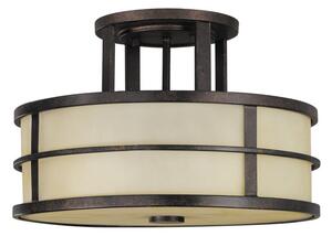 FE-FUSION-SF Fusion 3 Light Semi Flush Ceiling Light In Grecian Bronze