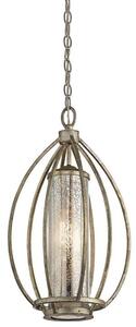 KL/ROSALIE/P Rosalie 1 Light Pendant Light In Sterling Gold