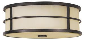 FE-FUSION-F Fusion 3 Light Flush Ceiling Light In Grecian Bronze