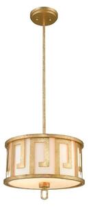 GN/LEMURIA/P/M Lemuria 2 Light Duo Mount Medium Pendant In Gold - Dia: 375mm