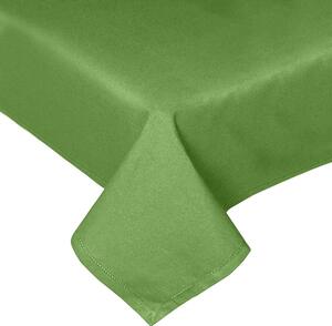 Homescapes Plain cotton Dark Olive Tablecloth, 54 x 54 Inches