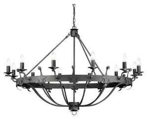 Elstead WINDSOR12GR Windsor 12 Light Chandelier In Graphite