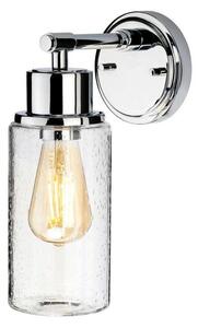 BATH/MORVAH1PC Morvah 1 Light Bathroom Wall Light In Polished Chrome
