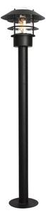 Elstead HELSINGORBOLBK Helsingor 1 Light Outdoor Bollard Lantern In Black