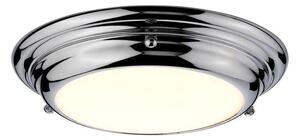 Elstead WELLAND/F/SPC Welland Mini LED FLush Ceiling Light In Polished Chrome - Dia: 245mm
