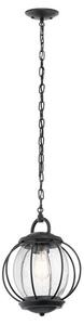 KL/VANDALIA8/M Vandalia 1 Light Outdoor Chain Lantern In Black